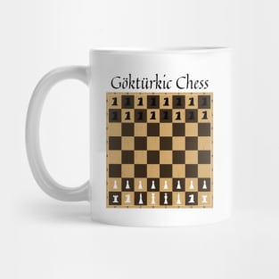 Gokturkic Chess Mug